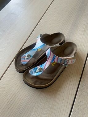 Viking Laguna thong sandals women’s size 8 - 8.5 EU 39 sandals multicolour